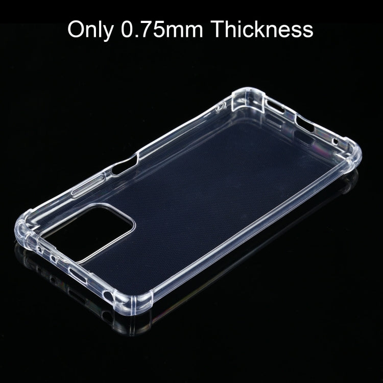 For Xiaomi Redmi Note 10 Pro / Pro Max Four-Corner Shockproof Ultra-thin TPU Case(Transparent)