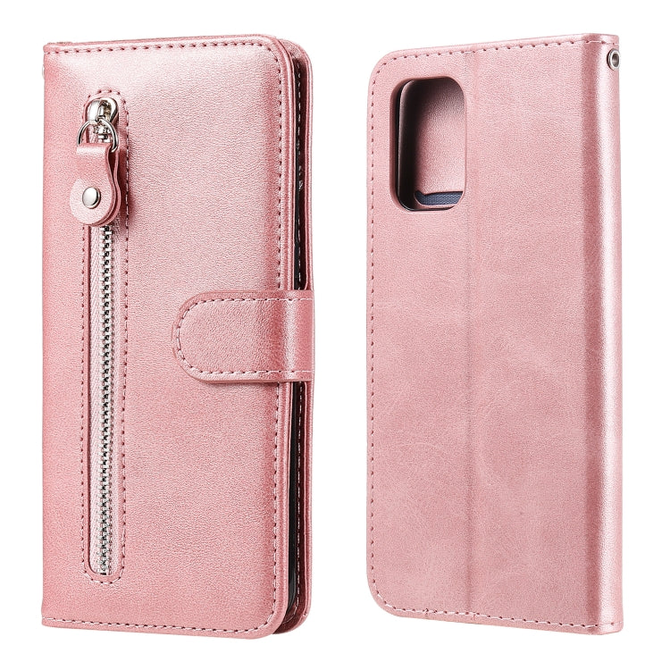 For Xiaomi Redmi Note 10 4G / Note 10S Fashion Calf Texture Zipper Horizontal Flip Leather Case with Stand & Card Slots & Wallet