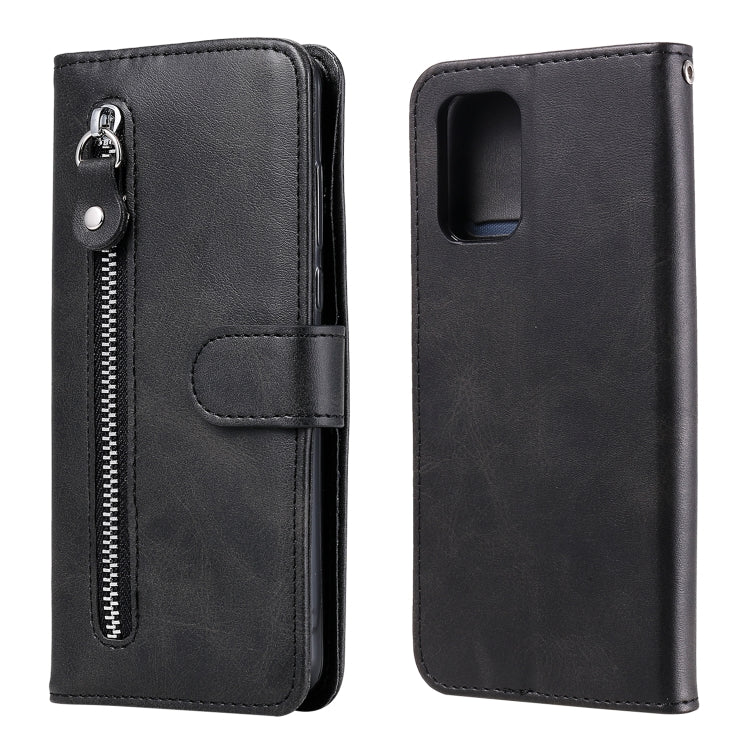 For Xiaomi Redmi Note 10 4G / Note 10S Fashion Calf Texture Zipper Horizontal Flip Leather Case with Stand & Card Slots & Wallet