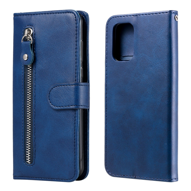 For Xiaomi Redmi Note 10 4G / Note 10S Fashion Calf Texture Zipper Horizontal Flip Leather Case with Stand & Card Slots & Wallet