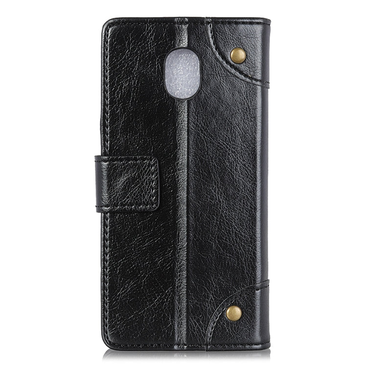 For Xiaomi Redmi 8A Copper Buckle Nappa Texture Horizontal Flip Leather Case with Holder & Card Slots & Wallet