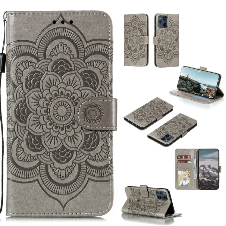 For Xiaomi Mi 11 Lite Mandala Embossing Pattern Horizontal Flip PU Leather Case with Holder & Card Slots & Wallet & Lanyard