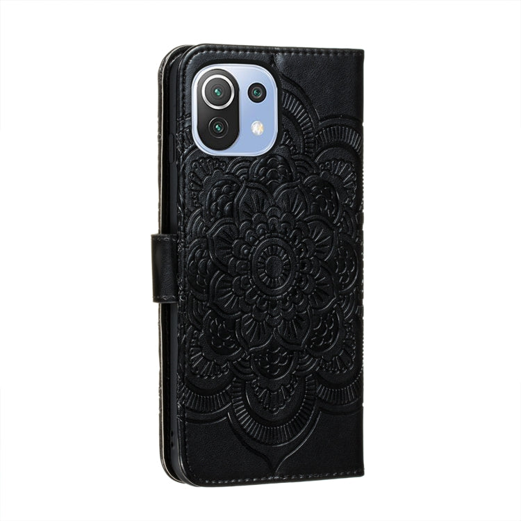 For Xiaomi Mi 11 Lite Mandala Embossing Pattern Horizontal Flip PU Leather Case with Holder & Card Slots & Wallet & Lanyard