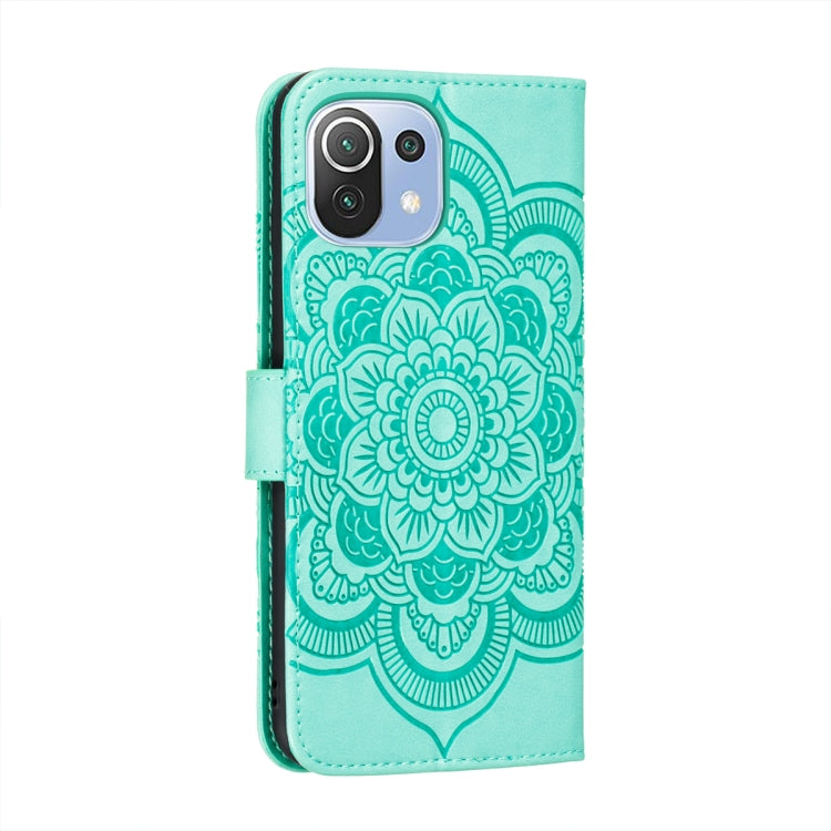 For Xiaomi Mi 11 Lite Mandala Embossing Pattern Horizontal Flip PU Leather Case with Holder & Card Slots & Wallet & Lanyard