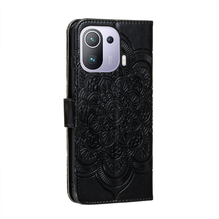 For Xiaomi Mi 11 Pro Mandala Embossing Pattern Horizontal Flip PU Leather Case with Holder & Card Slots & Wallet & Lanyard