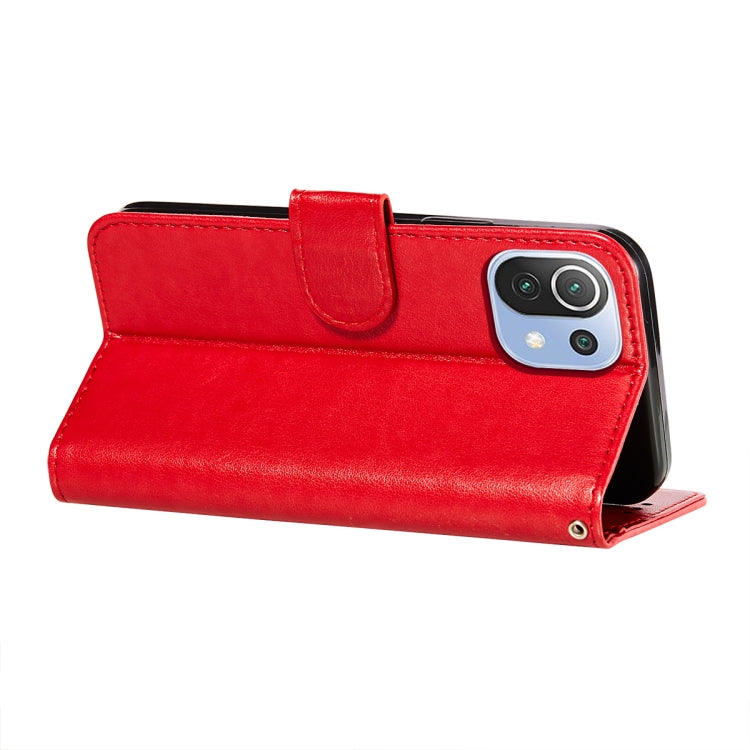 For Xiaomi Mi 11 Lite Flower Vine Embossing Pattern Horizontal Flip Leather Case with Card Slot & Holder & Wallet & Lanyard