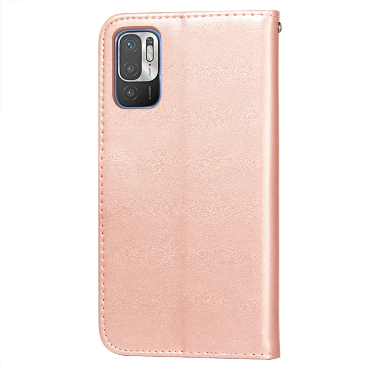 For Xiaomi Redmi Note 10 5G Flower Vine Embossing Pattern Horizontal Flip Leather Case with Card Slot & Holder & Wallet & Lanyard