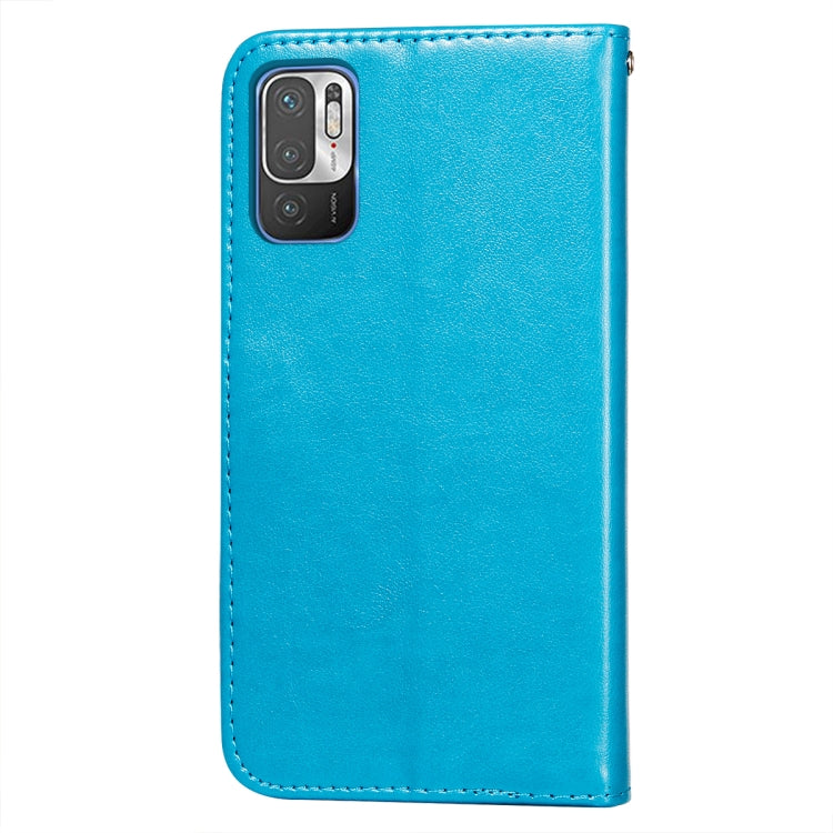 For Xiaomi Redmi Note 10 5G Flower Vine Embossing Pattern Horizontal Flip Leather Case with Card Slot & Holder & Wallet & Lanyard