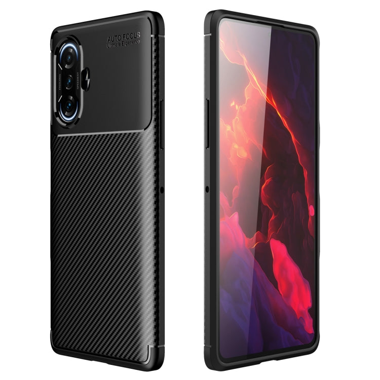 For Xiaomi Redmi K40 Gaming Edition 5G Carbon Fiber Texture Shockproof TPU Case