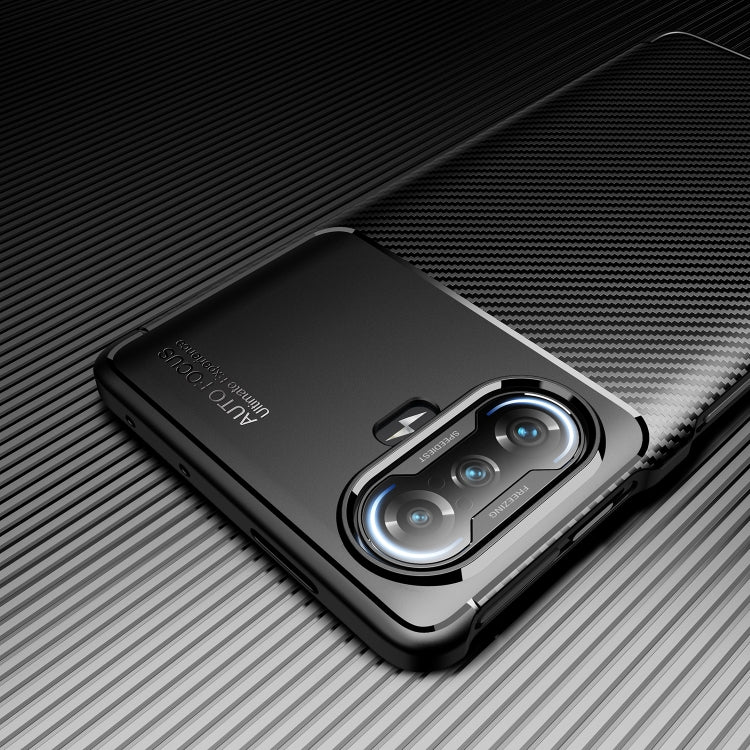 For Xiaomi Redmi K40 Gaming Edition 5G Carbon Fiber Texture Shockproof TPU Case