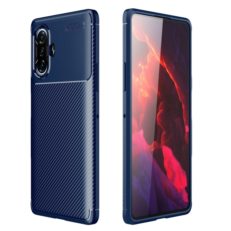 For Xiaomi Redmi K40 Gaming Edition 5G Carbon Fiber Texture Shockproof TPU Case