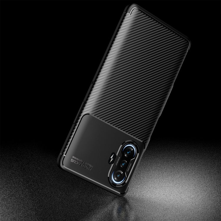 For Xiaomi Redmi K40 Gaming Edition 5G Carbon Fiber Texture Shockproof TPU Case