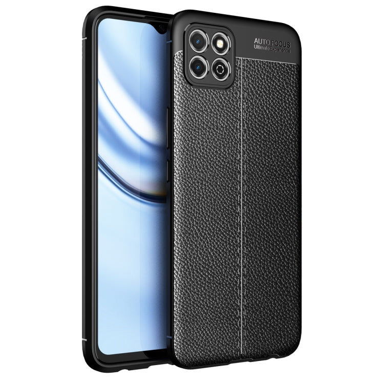 For Honor Play 20 Litchi Texture TPU Shockproof Case