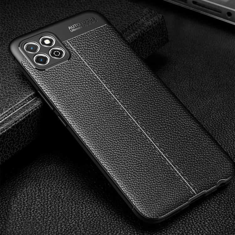 For Honor Play 20 Litchi Texture TPU Shockproof Case