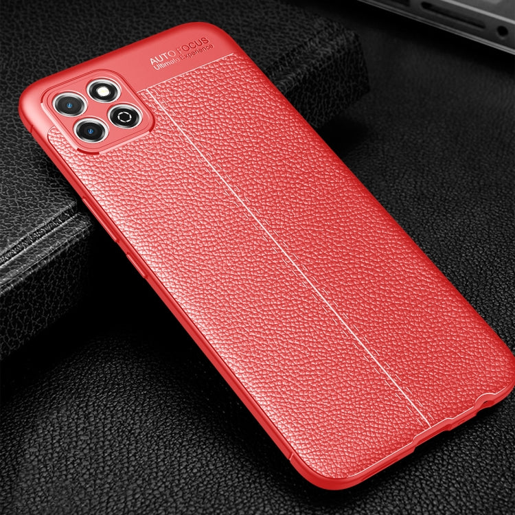 For Honor Play 20 Litchi Texture TPU Shockproof Case
