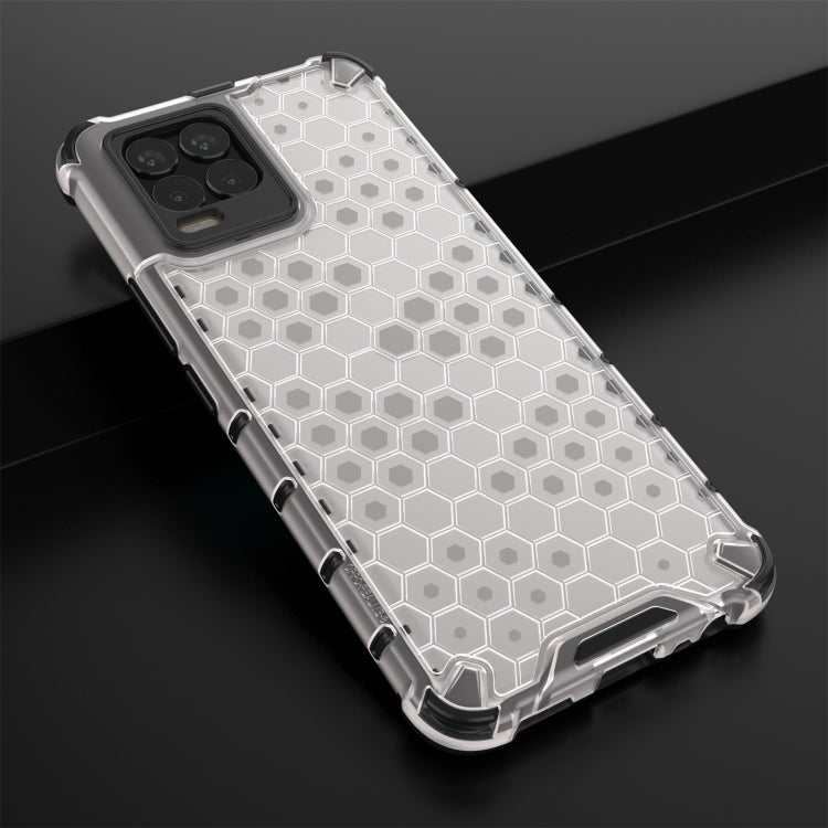 For OPPO Realme 8 Shockproof Honeycomb PC + TPU Case
