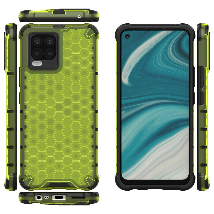 For OPPO Realme 8 Shockproof Honeycomb PC + TPU Case