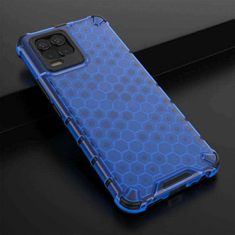 For OPPO Realme 8 Shockproof Honeycomb PC + TPU Case
