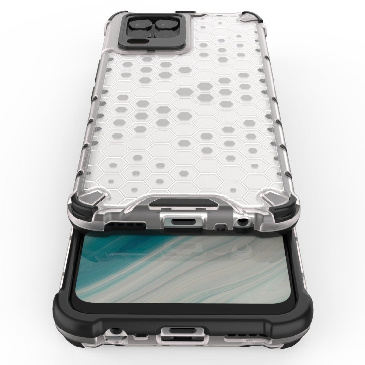 For OPPO Realme 8 Shockproof Honeycomb PC + TPU Case