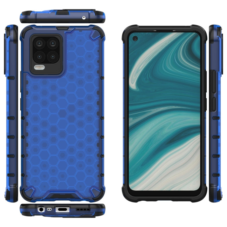 For OPPO Realme 8 Shockproof Honeycomb PC + TPU Case