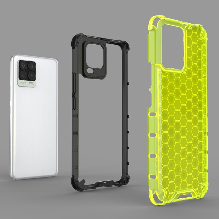 For OPPO Realme 8 Shockproof Honeycomb PC + TPU Case