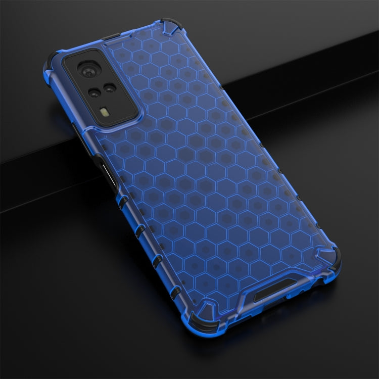 For vivo Y51 (2020 Indian Version) Shockproof Honeycomb PC + TPU Case