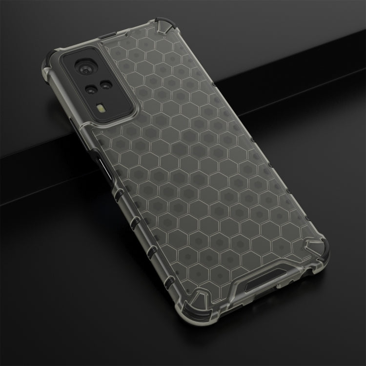 For vivo Y51 (2020 Indian Version) Shockproof Honeycomb PC + TPU Case