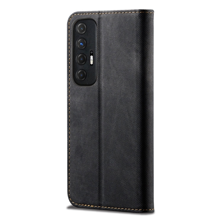 For Xiaomi Mi 10S Denim Texture Casual Style Horizontal Flip Leather Case with Holder & Card Slots & Wallet