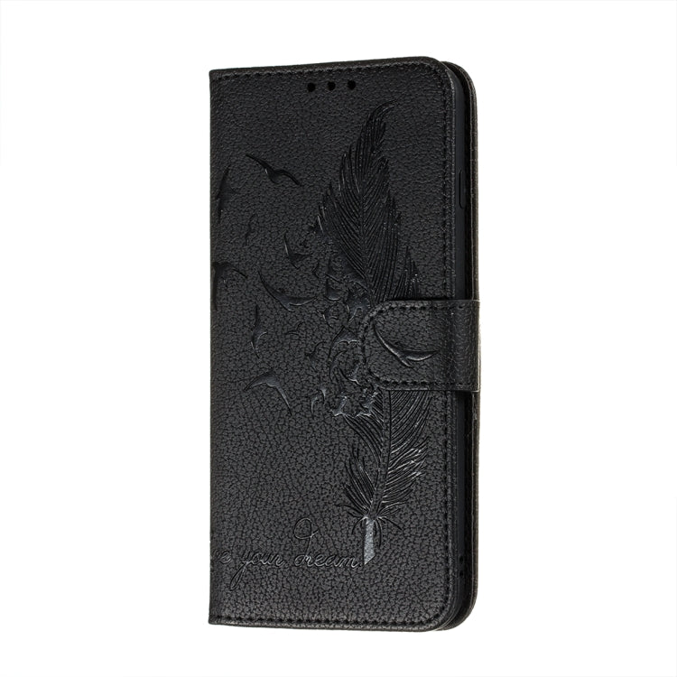 For Xiaomi Mi 11 Ultra Litchi Texture Feather Embossing Pattern Horizontal Flip Leather Case with Holder & Card Slots & Wallet & Photo Frame & Lanyard