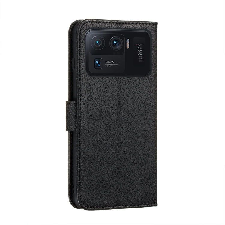 For Xiaomi Mi 11 Ultra Litchi Texture Feather Embossing Pattern Horizontal Flip Leather Case with Holder & Card Slots & Wallet & Photo Frame & Lanyard