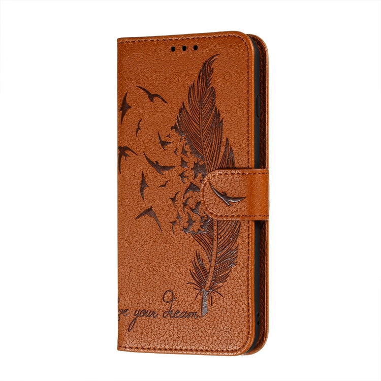 For Xiaomi Mi 11 Ultra Litchi Texture Feather Embossing Pattern Horizontal Flip Leather Case with Holder & Card Slots & Wallet & Photo Frame & Lanyard