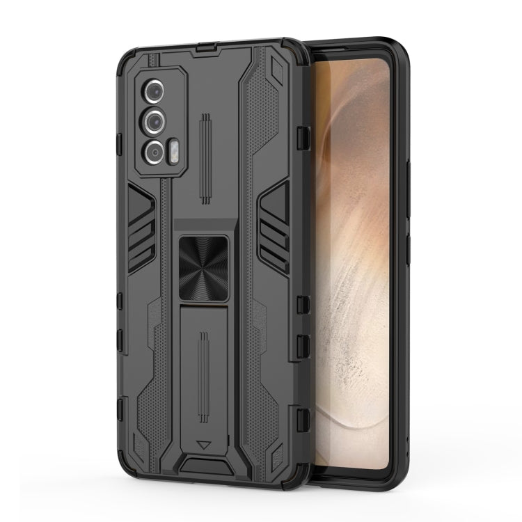 For vivo iQOO Neo5 Supersonic PC + TPU Shock-proof Case with Holder