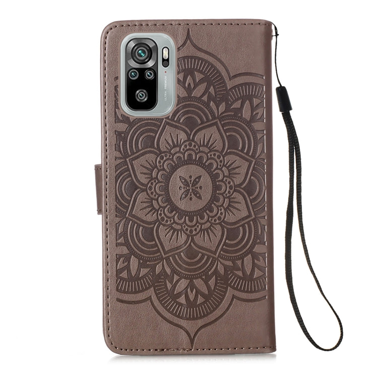 For Xiaomi Redmi Note 10S / Note 10 4G Dream Catcher Printing Horizontal Flip Leather Case with Holder & Card Slots & Wallet & Lanyard
