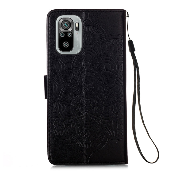 For Xiaomi Redmi Note 10S / Note 10 4G Dream Catcher Printing Horizontal Flip Leather Case with Holder & Card Slots & Wallet & Lanyard