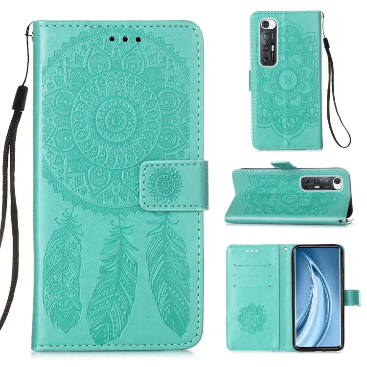 For Xiaomi Mi 10S Dream Catcher Printing Horizontal Flip Leather Case with Holder & Card Slots & Wallet & Lanyard