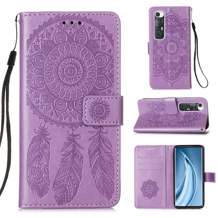 For Xiaomi Mi 10S Dream Catcher Printing Horizontal Flip Leather Case with Holder & Card Slots & Wallet & Lanyard