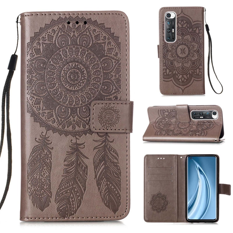 For Xiaomi Mi 10S Dream Catcher Printing Horizontal Flip Leather Case with Holder & Card Slots & Wallet & Lanyard