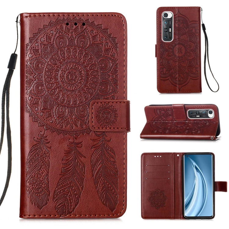 For Xiaomi Mi 10S Dream Catcher Printing Horizontal Flip Leather Case with Holder & Card Slots & Wallet & Lanyard
