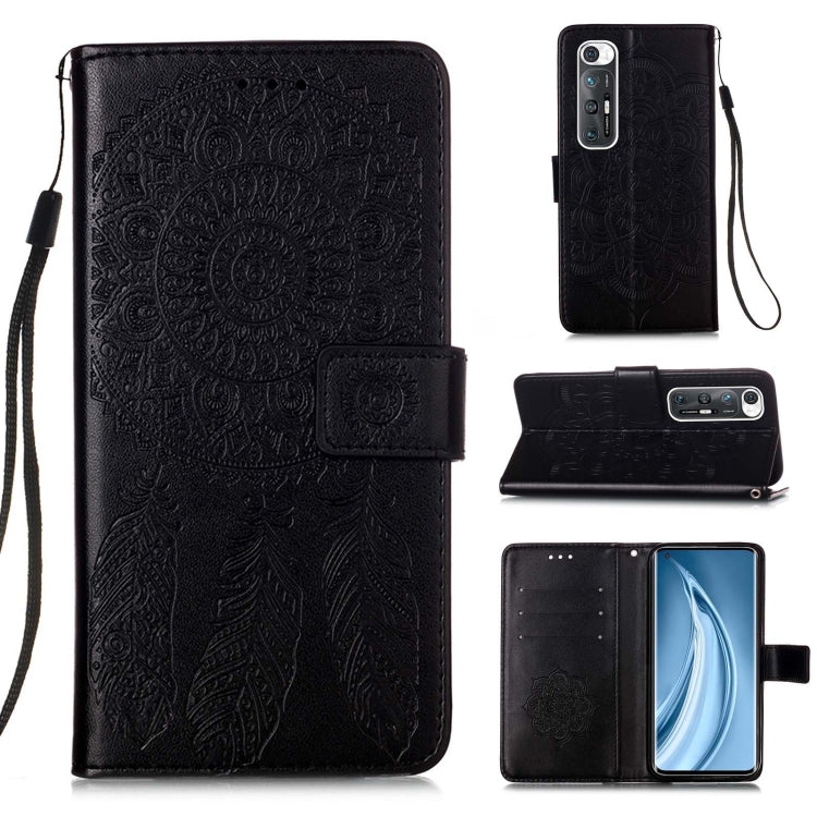 For Xiaomi Mi 10S Dream Catcher Printing Horizontal Flip Leather Case with Holder & Card Slots & Wallet & Lanyard