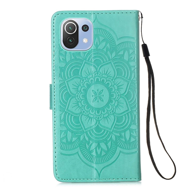 For Xiaomi Mi 11 Lite Dream Catcher Printing Horizontal Flip Leather Case with Holder & Card Slots & Wallet & Lanyard