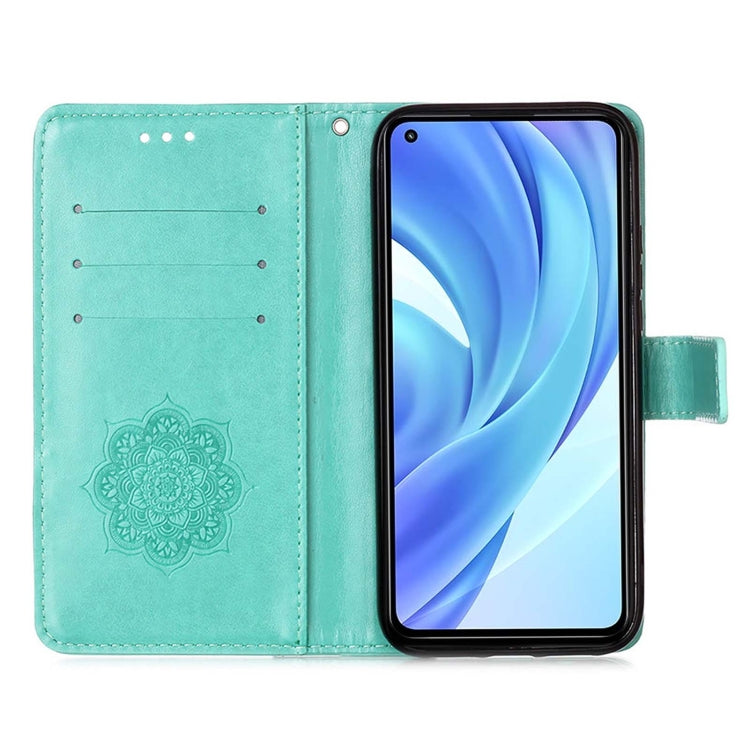 For Xiaomi Mi 11 Lite Dream Catcher Printing Horizontal Flip Leather Case with Holder & Card Slots & Wallet & Lanyard