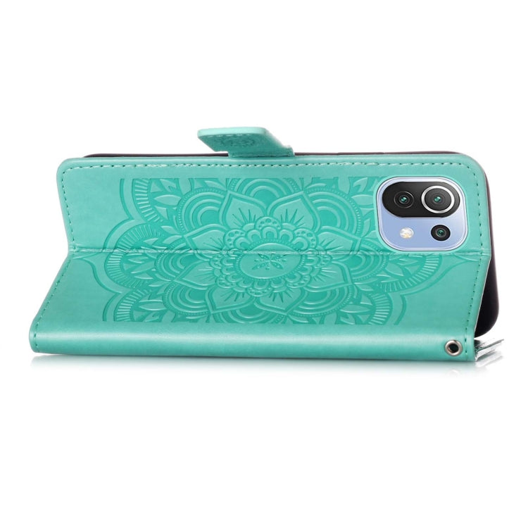 For Xiaomi Mi 11 Lite Dream Catcher Printing Horizontal Flip Leather Case with Holder & Card Slots & Wallet & Lanyard