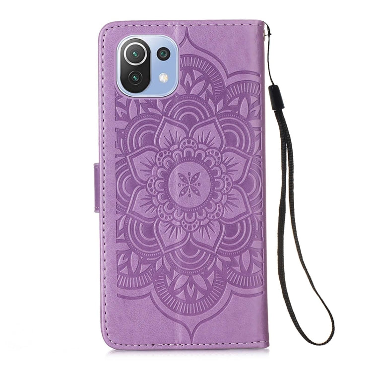 For Xiaomi Mi 11 Lite Dream Catcher Printing Horizontal Flip Leather Case with Holder & Card Slots & Wallet & Lanyard