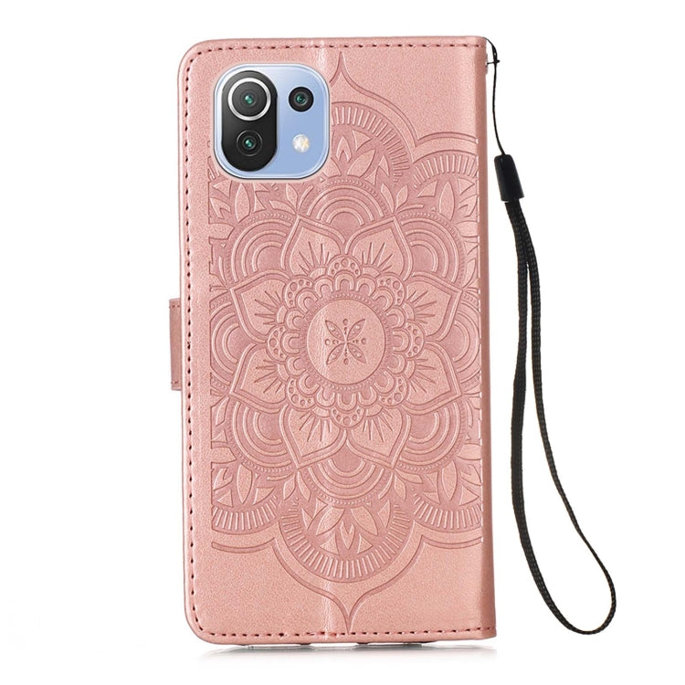 For Xiaomi Mi 11 Lite Dream Catcher Printing Horizontal Flip Leather Case with Holder & Card Slots & Wallet & Lanyard