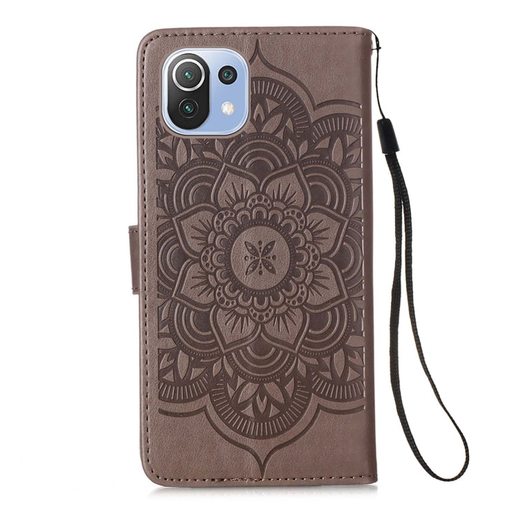 For Xiaomi Mi 11 Lite Dream Catcher Printing Horizontal Flip Leather Case with Holder & Card Slots & Wallet & Lanyard
