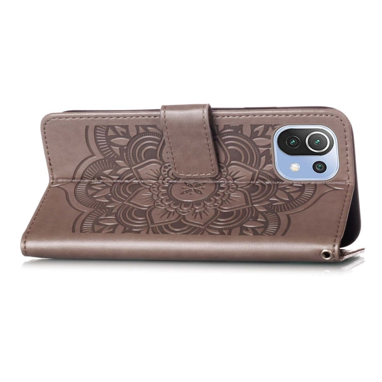 For Xiaomi Mi 11 Lite Dream Catcher Printing Horizontal Flip Leather Case with Holder & Card Slots & Wallet & Lanyard
