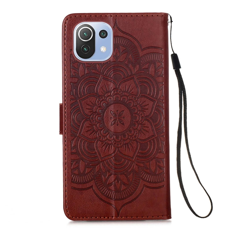 For Xiaomi Mi 11 Lite Dream Catcher Printing Horizontal Flip Leather Case with Holder & Card Slots & Wallet & Lanyard