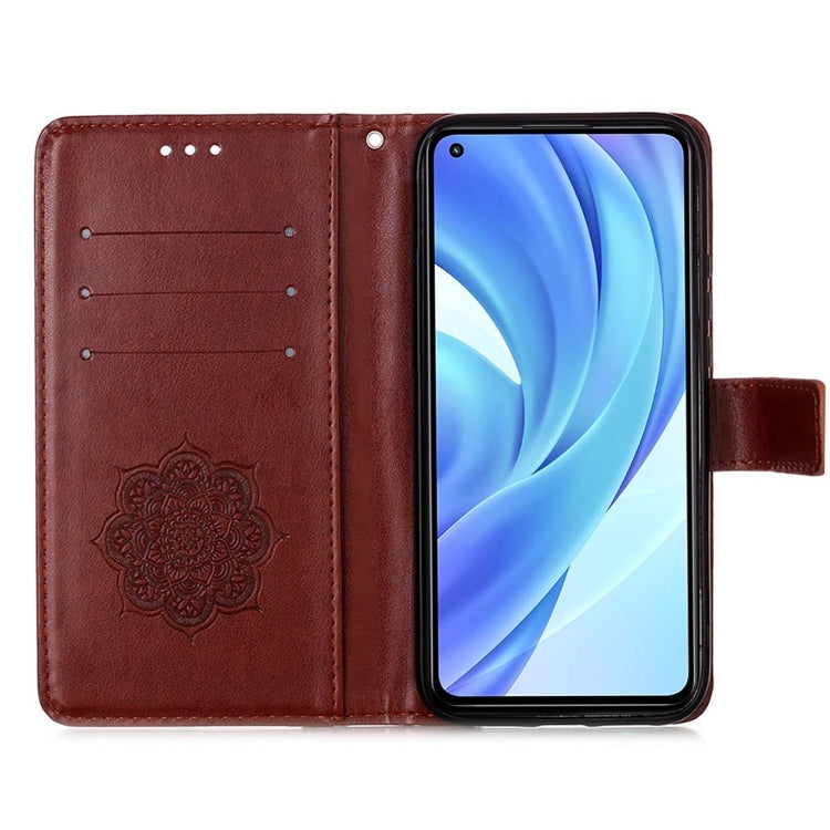 For Xiaomi Mi 11 Lite Dream Catcher Printing Horizontal Flip Leather Case with Holder & Card Slots & Wallet & Lanyard