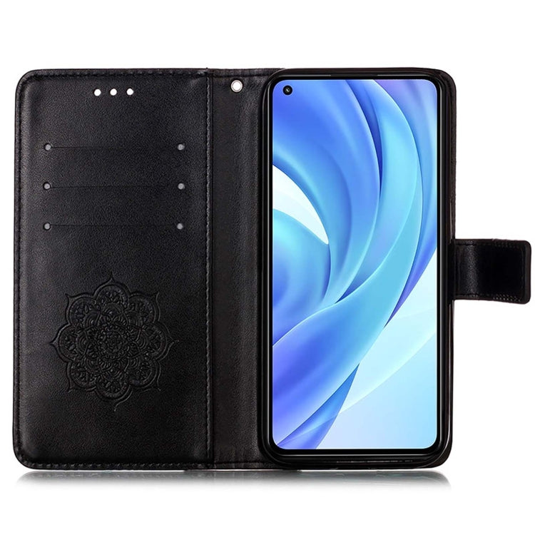 For Xiaomi Mi 11 Lite Dream Catcher Printing Horizontal Flip Leather Case with Holder & Card Slots & Wallet & Lanyard