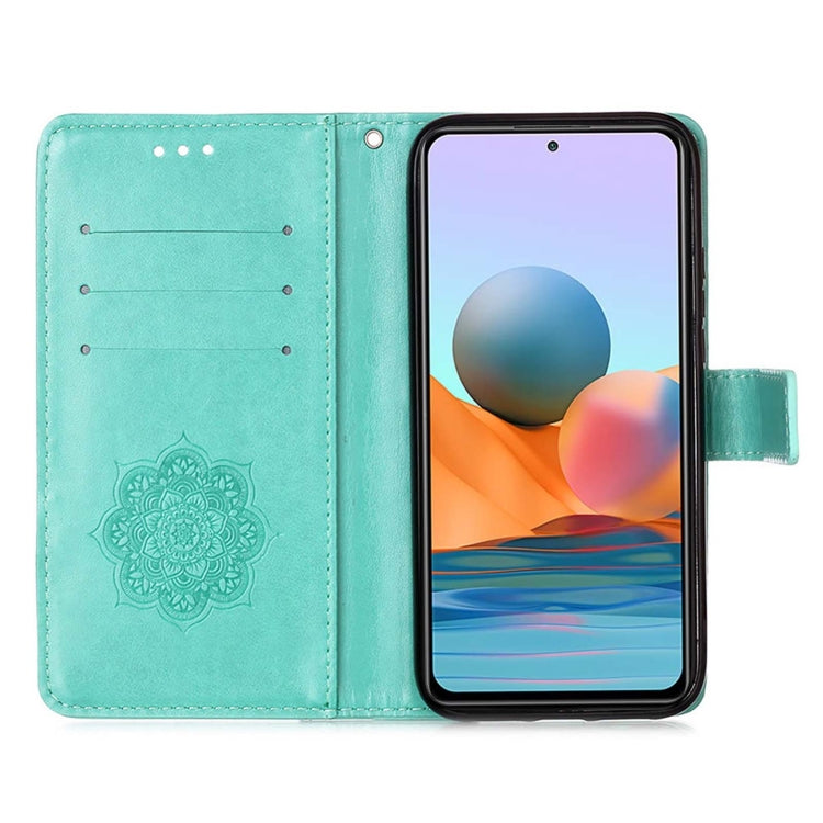 For Xiaomi Redmi Note 10 Pro / Note 10 Pro Max Dream Catcher Printing Horizontal Flip Leather Case with Holder & Card Slots & Wallet & Lanyard